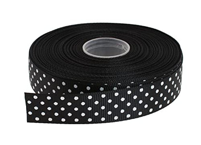 Polka Dot Grosgrain Ribbon 25 Yard Each Roll 100% Polyester