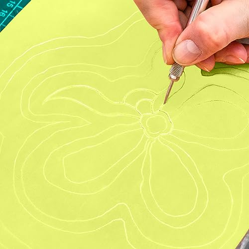 5 PCS Green A4 Rubber Carving Blocks (5 Count)
