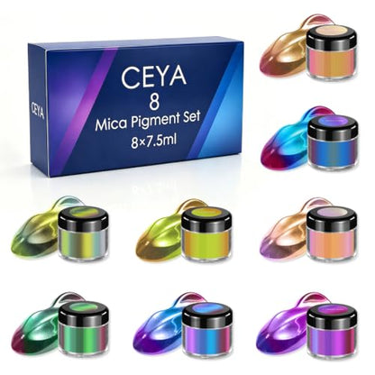 Chameleon Mica Powder Set 8 Colors