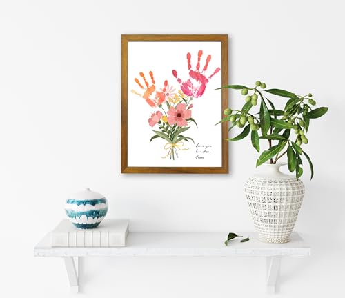 Flower Bouquet Handprint Art Craft DIY Kit
