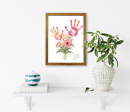 Flower Bouquet Handprint Art Craft DIY Kit