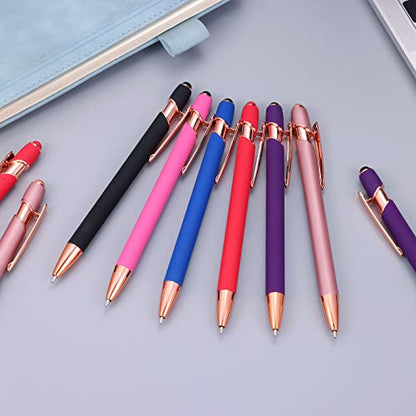 12 PCS 2 in 1 Stylus Ballpoint Pen with Stylus Tip