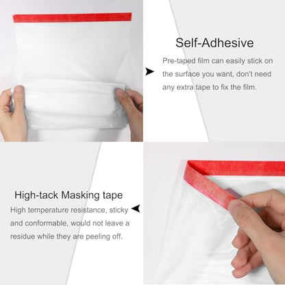 Pre Taped Masking Film