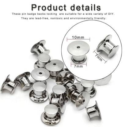 30 PCS Pin Backs Locking
