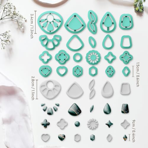 Polymer Clay Cutters (22 Count)