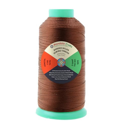 Size 92 280D T90 Brown Bonded Nylon Thread