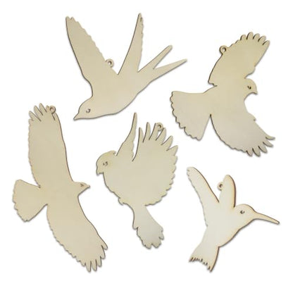 Summer Ray Wooden Laser Cutout DIY Craft Party Decoration Art Embellishment Room Decoration (20 Count)