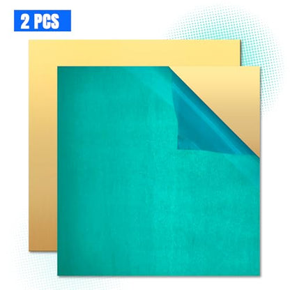 Brass Sheet 6" x 6" 0.5mm Thick