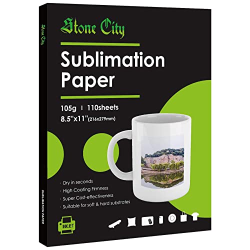 Sublimation Paper 8.5x11 Inch 105g (110 Count)