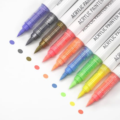 Water Based Acrylic Paint Markers (9 Count)