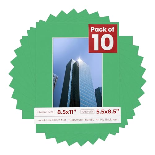 5.5x8.5 Mat for 8.5x11 Frame (10 Count)