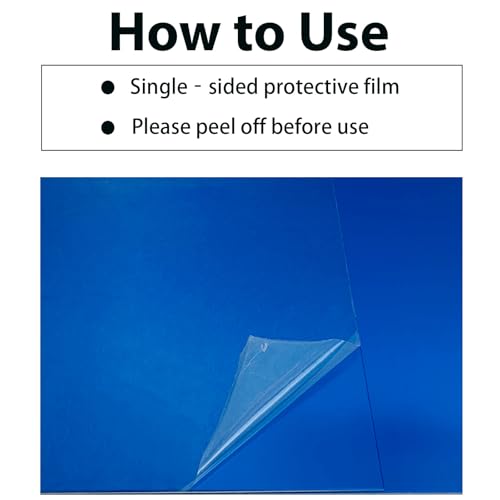 10Pcs Blue Anodized Aluminum Sheet 5" x 7" x 1 (10 Count)
