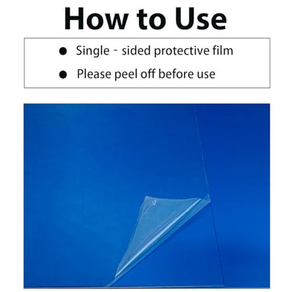 10Pcs Blue Anodized Aluminum Sheet 5" x 7" x 1 (10 Count)