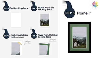 Mat Board Center 10 Pack 5x7 Photo Mats for 4x6 Picture