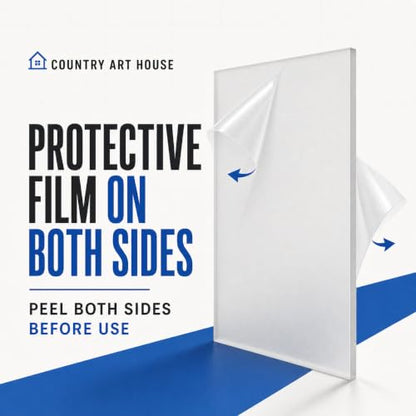 Non Glare Acrylic Replacement for 24x30 Picture Frame