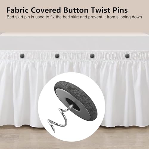 Fabric Covered Button Twist Pins