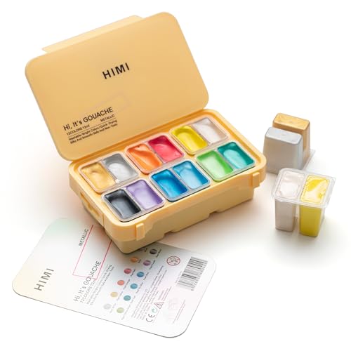 Metallic Jelly Gouache Paint Set