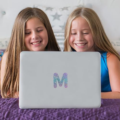 Rhinestone Alphabet Letter Sticker M