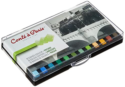 Conte Crayon 12 Assorted Landscape Set (12 Count)