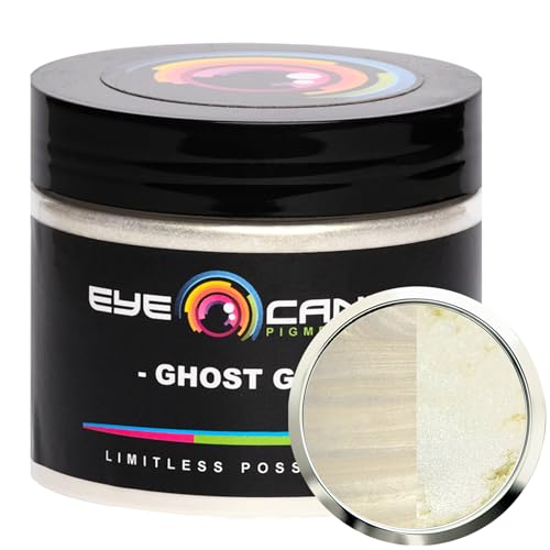 Mica Powder Pigment “Ghost Gold White”