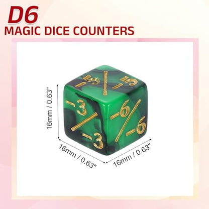 24Pcs Magic Dice Counters (24 Count)
