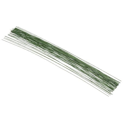 24 Gauge 16" Floral Stem Wire Paper Wrapped Iron Artificial 100Pcs