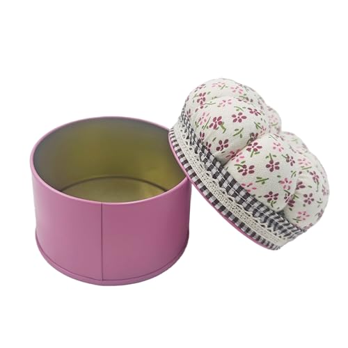 Pumpkin Shaped Pin Cushion with Storage Box