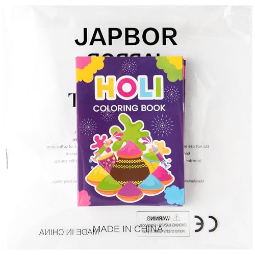 Holi Coloring Books for Kids (24 Count)