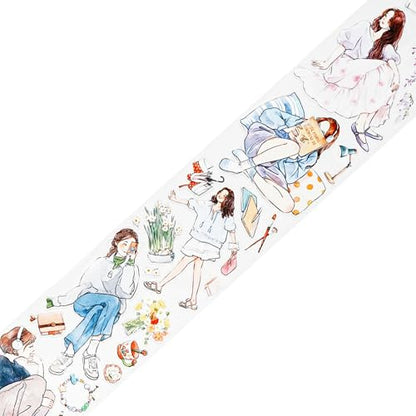 Pre Cut Hello Weekend Wide Washi Tape