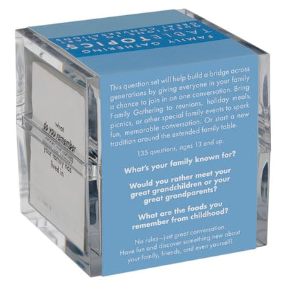 Family Gathering Conversation Cards for Multi