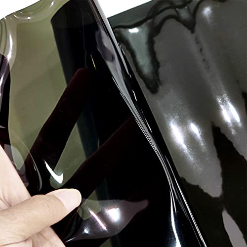 HYANG Solid Colors Transparent PVC Super Clear Holographic Vinyl 1 Roll 12" x 47"