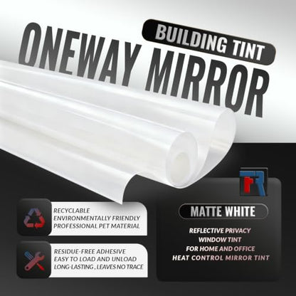 Matte White Window Privacy Film (500 Sq Ft)