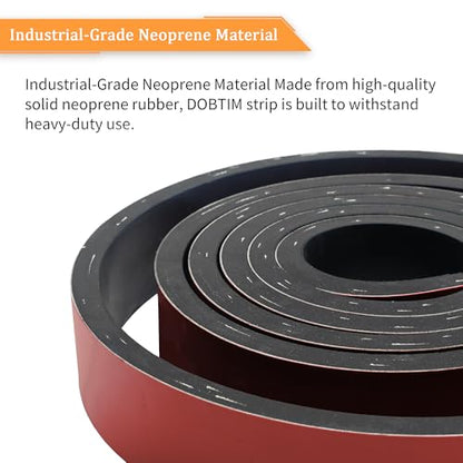 Reinforced Adhesive Solid Rubber Strips Cloth Inserted (10 Foot)