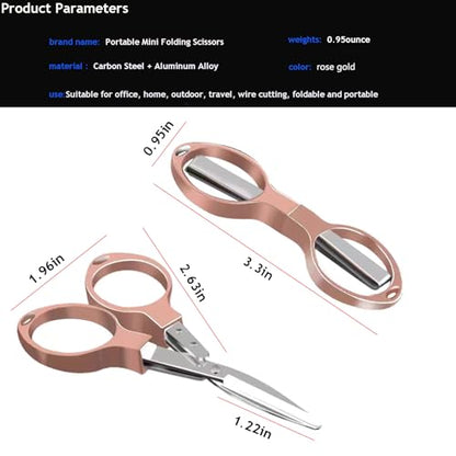 Mini Folding Scissors (2 Count)