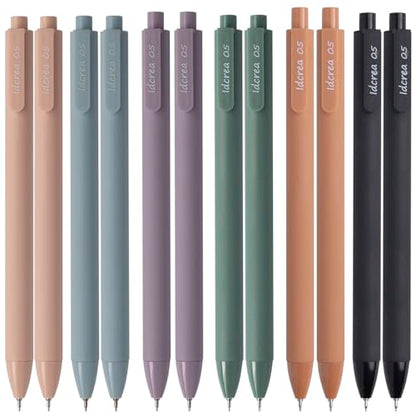 ldcrea Gel Pens 0.5 Fine Tip (12 Count)