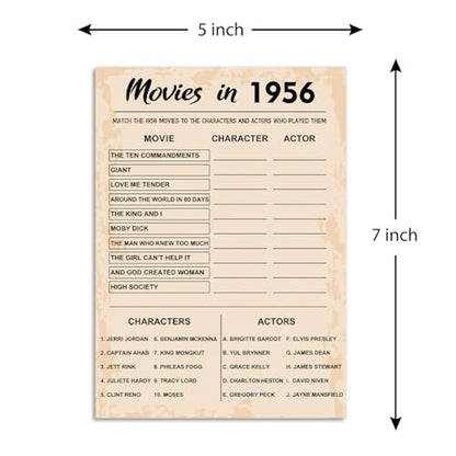 70th Birthday Party Games (31 Count)