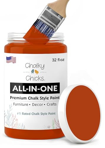 Pumpkin Pie 32 Fl Oz Chalk Paint for Furniture All in One