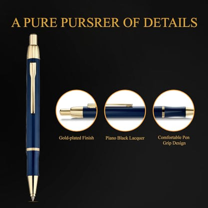 Luxury Gel Pen with 24K Gold Electroplating Finish