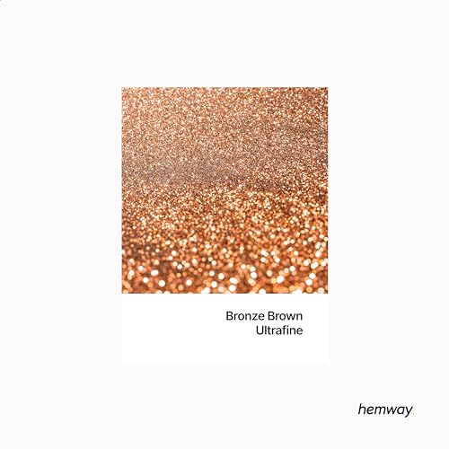 Craft Glitter Shaker Bronze Brown 130g Ultrafine (4.5 Ounce)