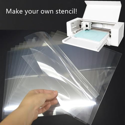 12 Pack 7.5mil 12×12" Blank Stencil Sheet for Laser Cutting (12 Count)