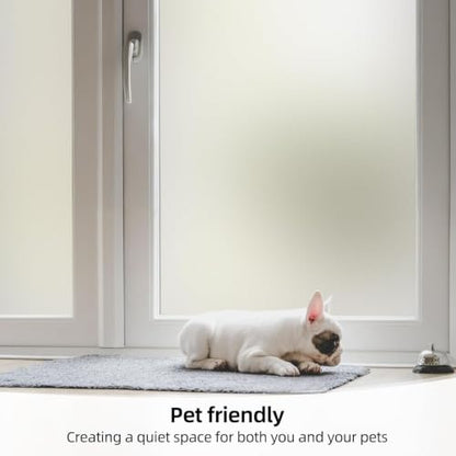 Window Privacy Film Frosted Stripe Window Film