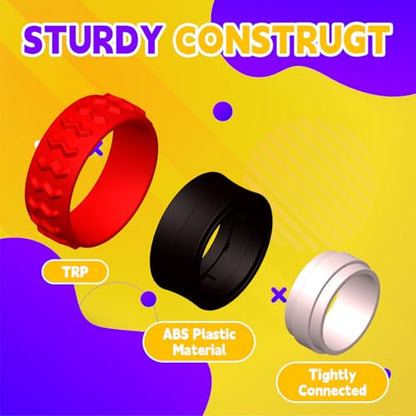Fidget Toys Sensory Ring for Kids (12 Count)