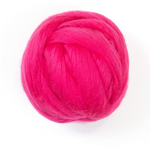 Colored Natural Wool roving