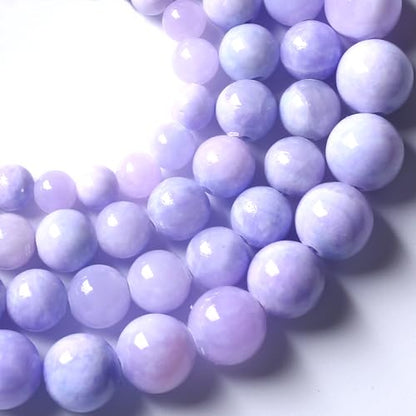 Galaxy Starry Purple Persian Jade Stone Beads Gem Round Loose Beads for Jewelry Making DIY Bracelet 32pcs 12mm 16"