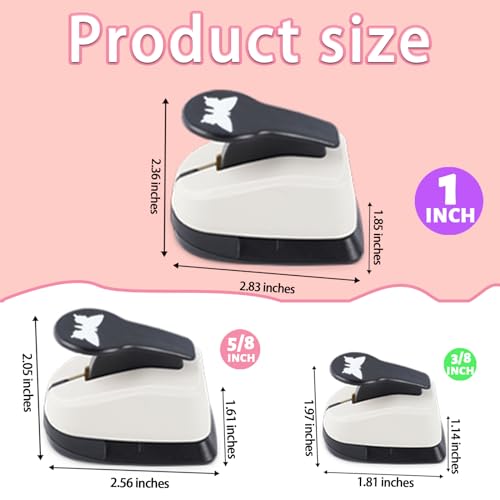Butterfly Hole Punch 3 PCS