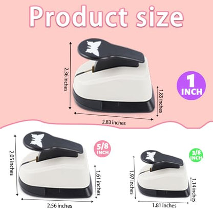 Butterfly Hole Punch 3 PCS