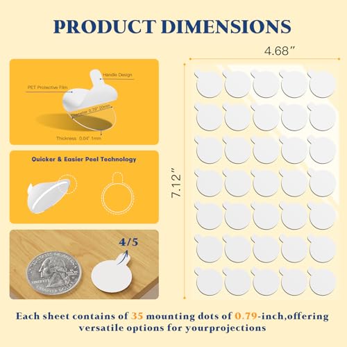 Double Sided Sticky Adhesive Dots (350 Count)