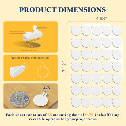 Double Sided Sticky Adhesive Dots (350 Count)