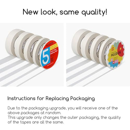 5 Packs White Artist Tape (5 Count)