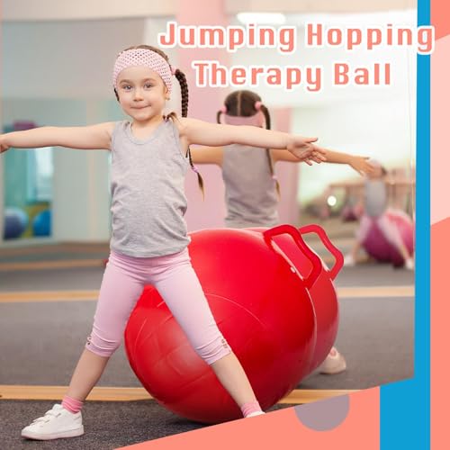 3 Pcs 22 Inch Bouncing Ball with Handle (3 Count)